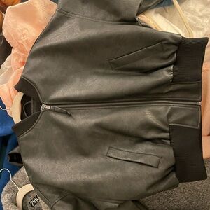 COTTON ON Suede leather bomber